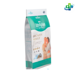 Mediplus Dignity Sheet Waterproof Underpad – Disposable Bed Protector for Adults, Patients & Babies – Leakproof Mattress Protector Sheet for Hospital, Home Care, Incontinence, Elderly Use