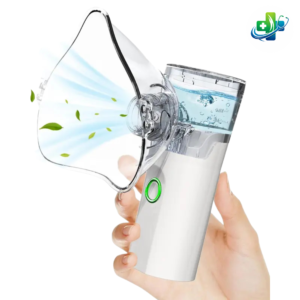 Mini Nebulizer Portable Mesh Inhaler for Kids & Adults – Silent Ultrasonic Nebulizer Machine for Asthma, Cough & Respiratory Therapy – Handheld Rechargeable Nebulizer for Home & Travel Use